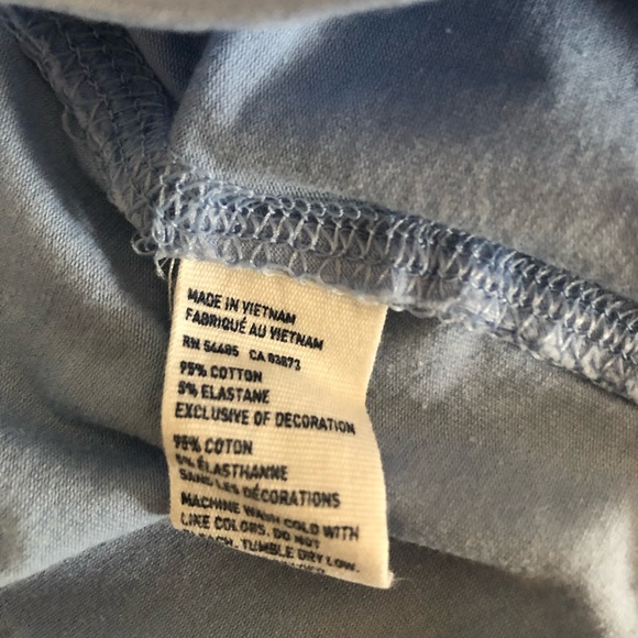 2/$15🌟 American Eagle Baby Blue Camisole with Shelf-Bra - Picture 4 of 4